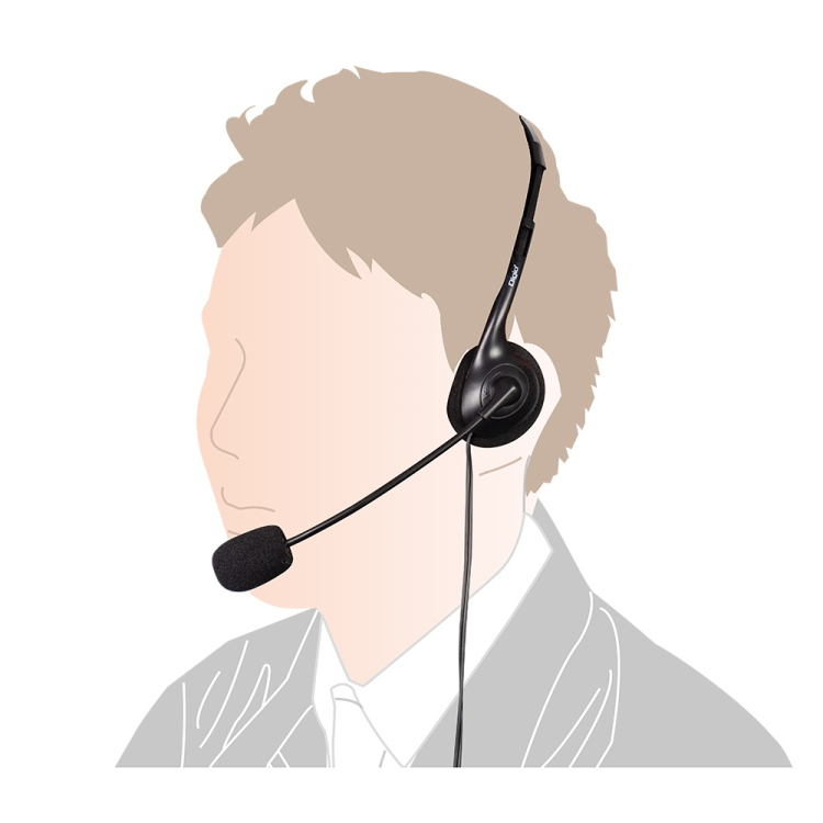 ナカバヤシ　ヘッドセット／ブラック　MHM-M27BK　(tm)　の商品画像3枚目