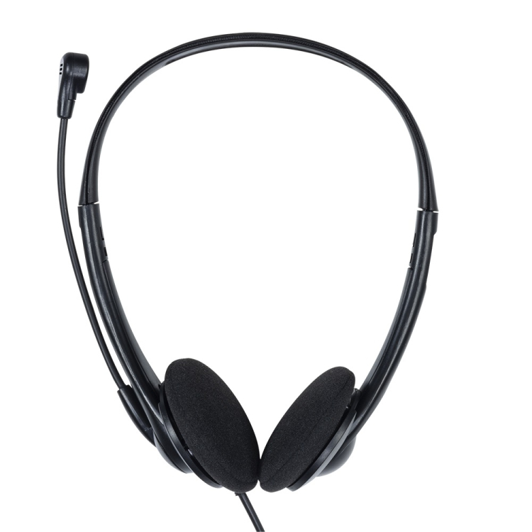 ナカバヤシ 4極ヘッドセット/ブラック MHM-STB28BK (tm) の商品画像1枚目