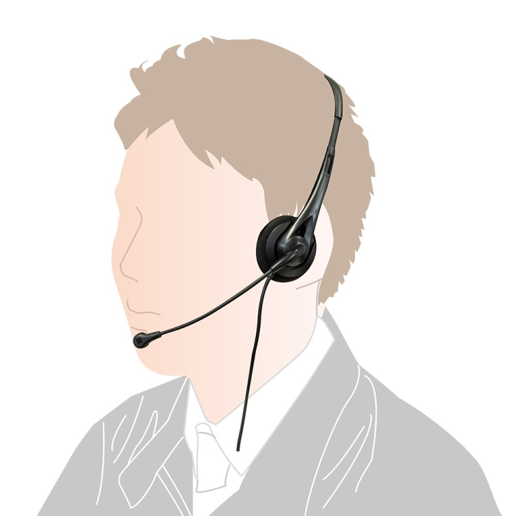 ナカバヤシ 4極ヘッドセット/ブラック MHM-STB28BK (tm) の商品画像4枚目