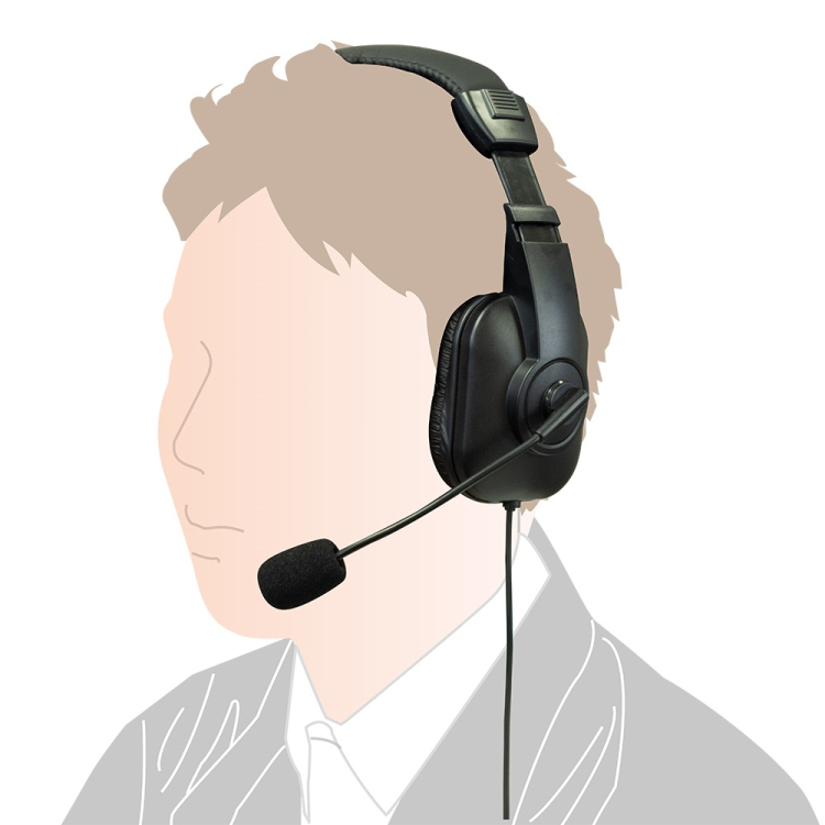 ナカバヤシ　4極ヘッドセット／ブラック　MHM-STB29BK　(tm)　の商品画像6枚目