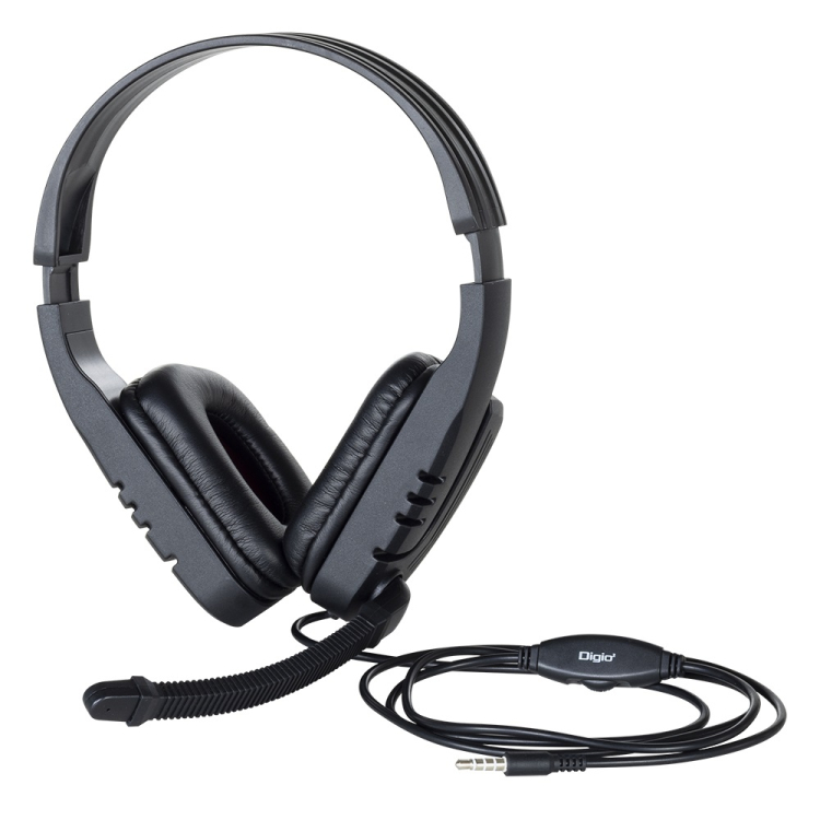 ナカバヤシ　4極ヘッドセット／ブラックxレッド　MHM-SGM30BKR　(tm)　の商品画像2枚目