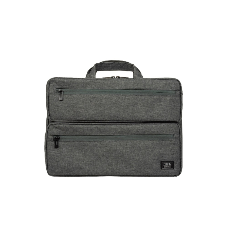ナカバヤシ　13インチ汎用PCインナーバッグ／2ポケット付／グレー　SZC-FC131908GY　(tm)　の商品画像1枚目
