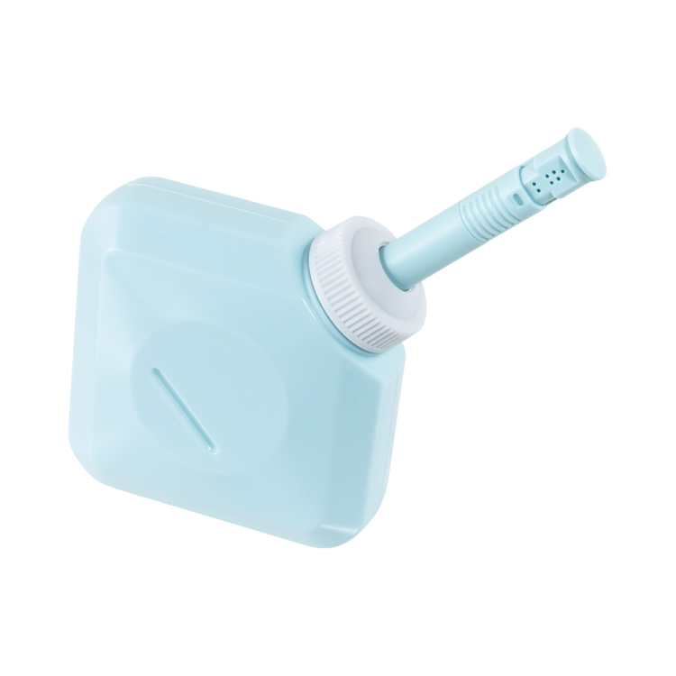 ナカバヤシ　ポータブルトイレシャワー　240ml／ライトブルー　MBK-TW03BL　(tm)の商品画像1枚目