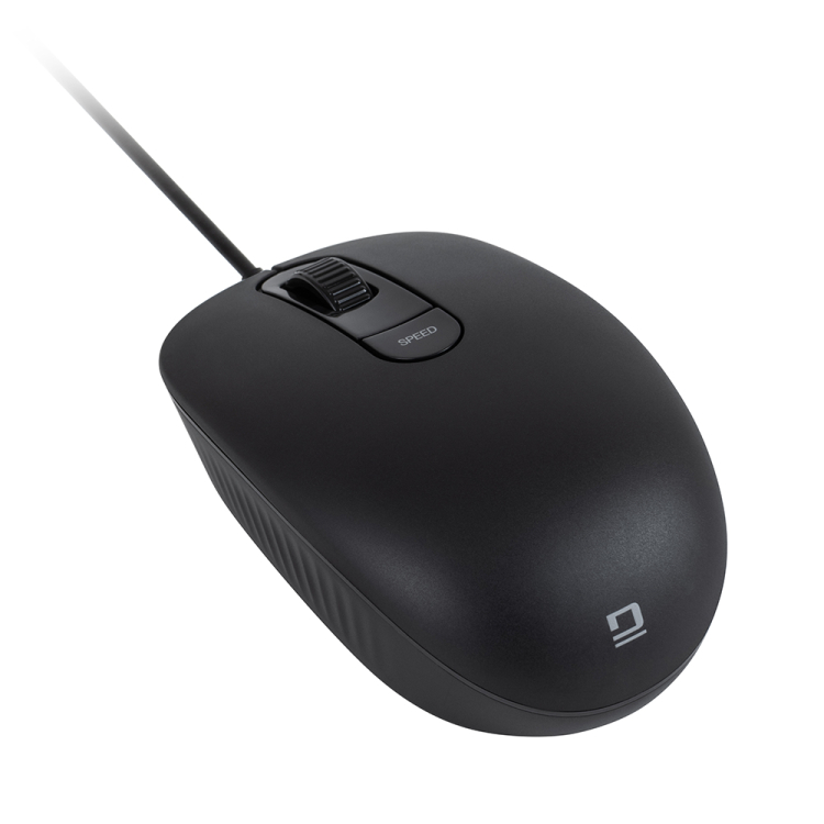 ナカバヤシ　有線静音3ボタンBlueLEDマウス／ブラック　MUS-UKT253BK　(tm)の商品画像3枚目