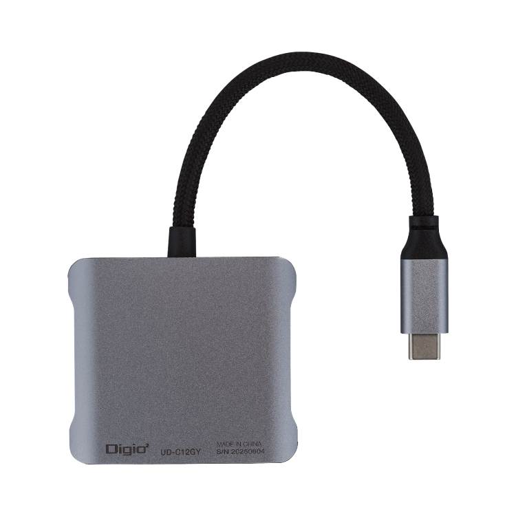 ナカバヤシ Type-C5in1コンパクトドック/グレー UD-C12GY (tm)の商品画像3枚目