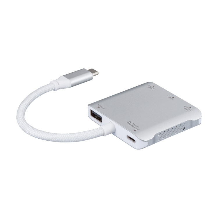 ナカバヤシ　Type－C5in1コンパクトドック／シルバー　UD-C12SL　(tm)の商品画像6枚目