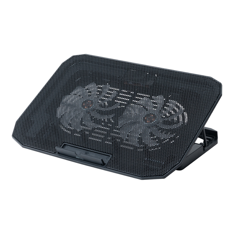 ナカバヤシ　ノートPCクーラー　2WAY2FANシンプル／クロ　NSF-11BK　(tm)の商品画像1枚目