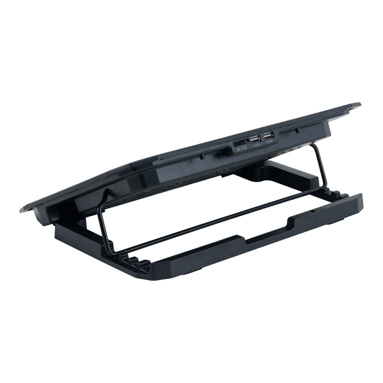 ナカバヤシ　ノートPCクーラー　2WAY2FANシンプル／クロ　NSF-11BK　(tm)の商品画像2枚目