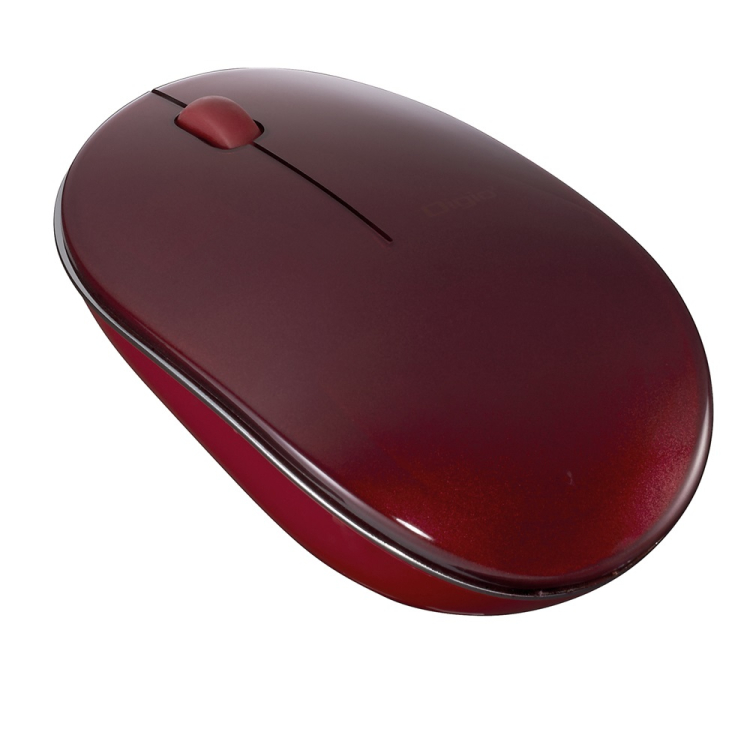 ナカバヤシ　Bluetooth　3ボタン　Blue　LEDマウス／レッド　MUS-BKT154R　(tm)の商品画像1枚目