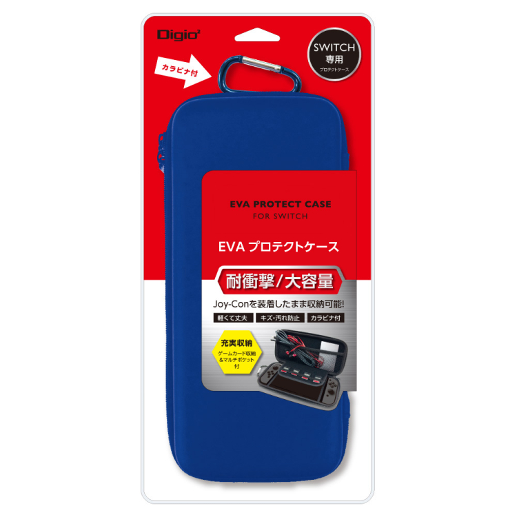 ナカバヤシ　ニンテンドーSWITCH用プロテクトケース　ブルー　SZC-SWI01BL　(tm)の商品画像2枚目