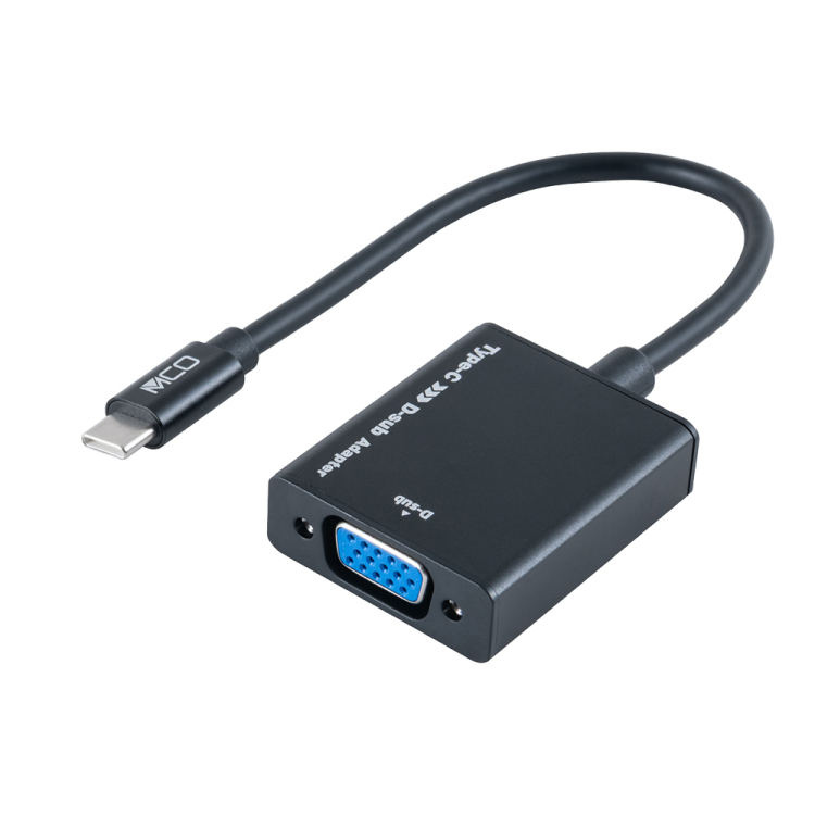 ナカバヤシ　Type-C - D-sub15ピン変換アダプタ　USA-CDS3BK　(tm)の商品画像1枚目
