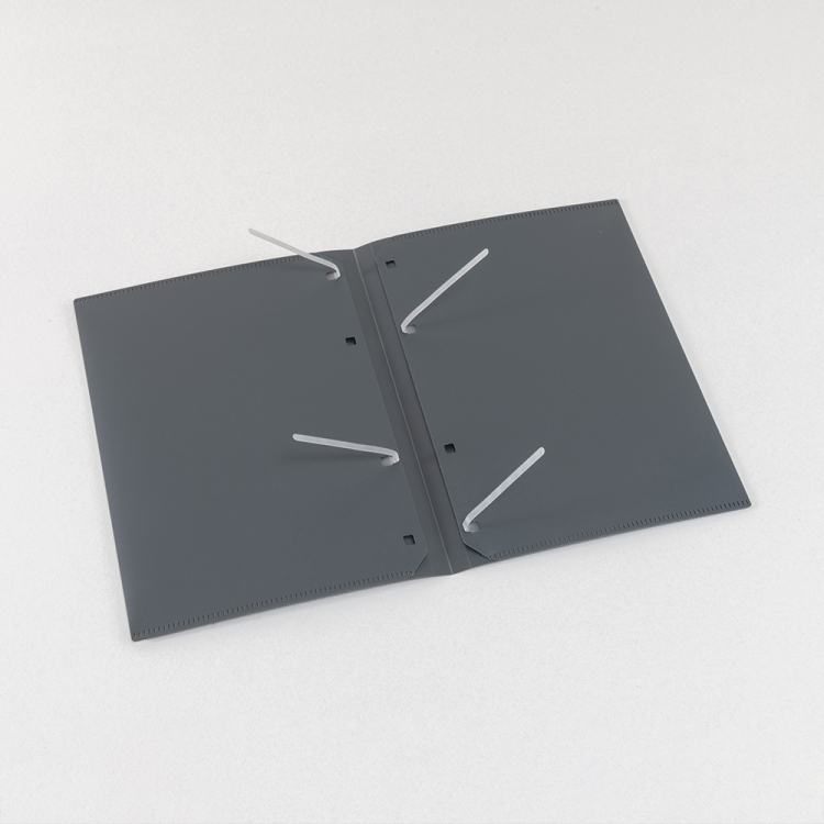 ナカバヤシ　フラリーフ/ロジカル・フラットバインダーノート/A5/スモーキーブラック　FLL-A501B-Dの商品画像4枚目