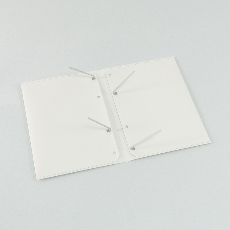 ナカバヤシ　フラリーフ/ロジカル・フラットバインダーノート/A5/ミルキーホワイト　FLL-A501B-Wの商品画像4枚目