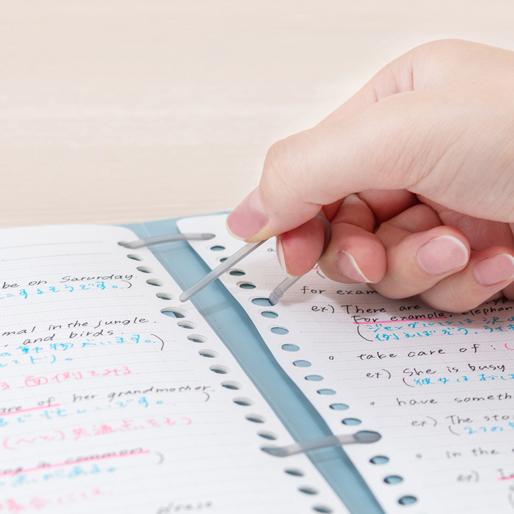 ナカバヤシ フラリーフ/ロジカル・フラットバインダーノート/A5/ミスティブルー FLL-A501B-Bの商品画像5枚目