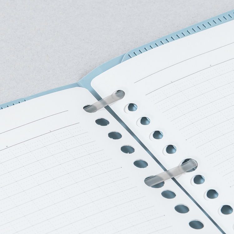 ナカバヤシ フラリーフ/ロジカル・フラットバインダーノート/A5/ミスティブルー FLL-A501B-Bの商品画像3枚目