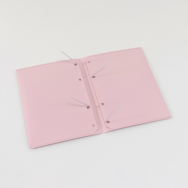 ナカバヤシ　フラリーフ/ロジカル・フラットバインダーノート/A5/オールドピンク　FLL-A501B-Pの商品画像4枚目