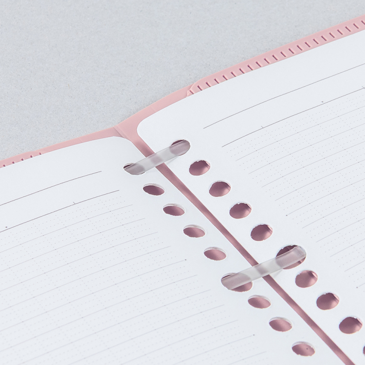 ナカバヤシ　フラリーフ/ロジカル・フラットバインダーノート/A5/オールドピンク　FLL-A501B-Pの商品画像3枚目