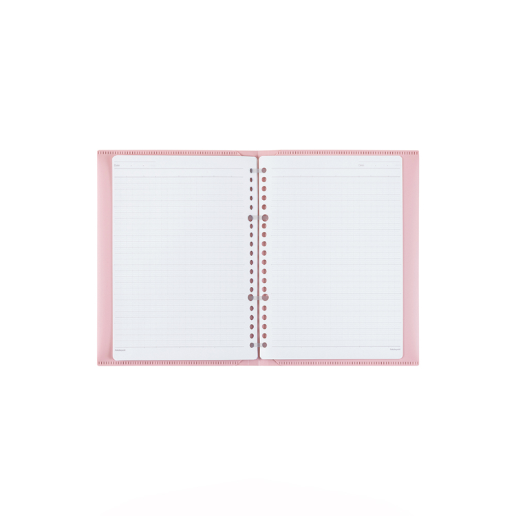 ナカバヤシ　フラリーフ/ロジカル・フラットバインダーノート/A5/オールドピンク　FLL-A501B-Pの商品画像2枚目