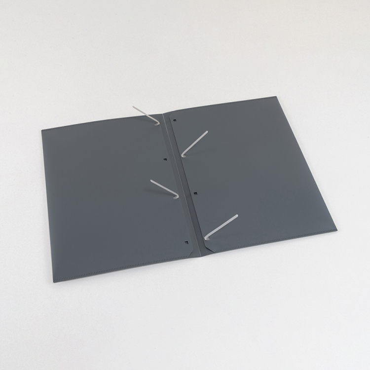 ナカバヤシ　フラリーフ/ロジカル・フラットバインダーノート/A4/スモーキーブラック　FLL-A401B-Dの商品画像4枚目