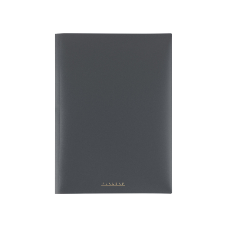 ナカバヤシ　フラリーフ/ロジカル・フラットバインダーノート/A4/スモーキーブラック　FLL-A401B-Dの商品画像1枚目