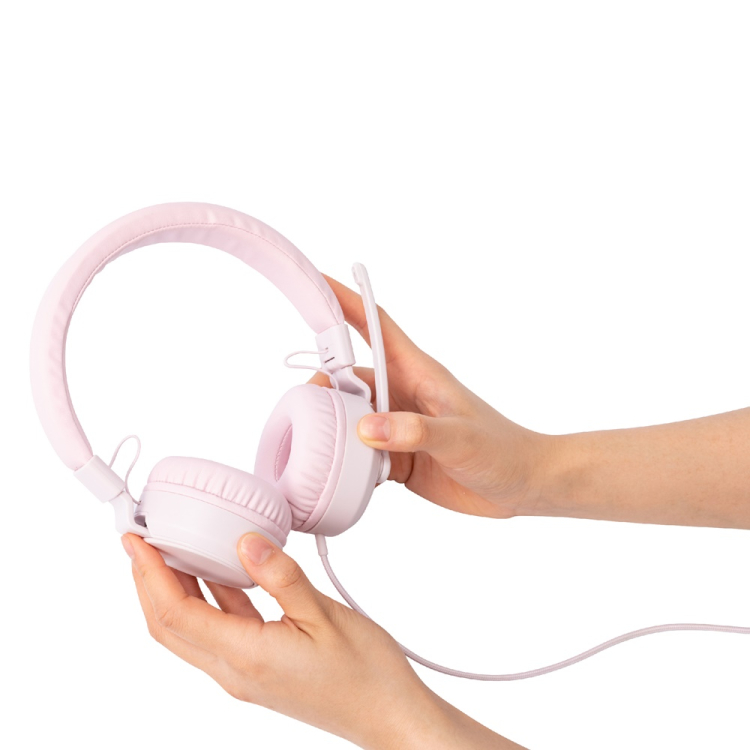 ナカバヤシ　4極　ヘッドセット／ピンクラベンダー　MHM-STB36PL　(tm)の商品画像5枚目