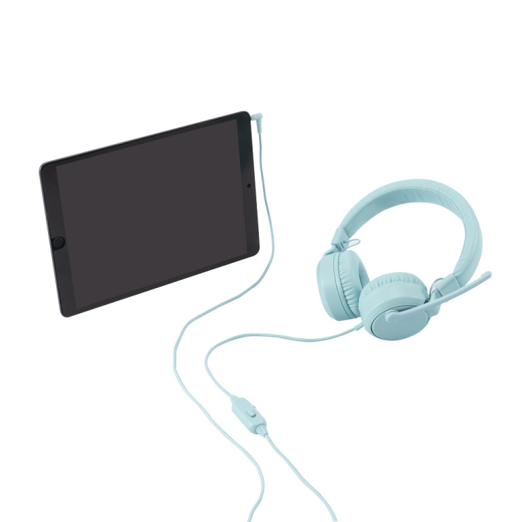 ナカバヤシ　4極　ヘッドセット／ライトブルー　MHM-STB36LB　(tm)の商品画像13枚目