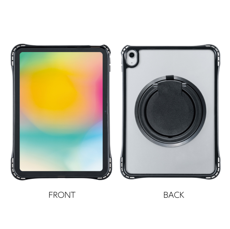 ナカバヤシ iPad用リングスタンド付き衝撃吸収ケース/ブラック TBC-IP2502BK (tm)の商品画像8枚目