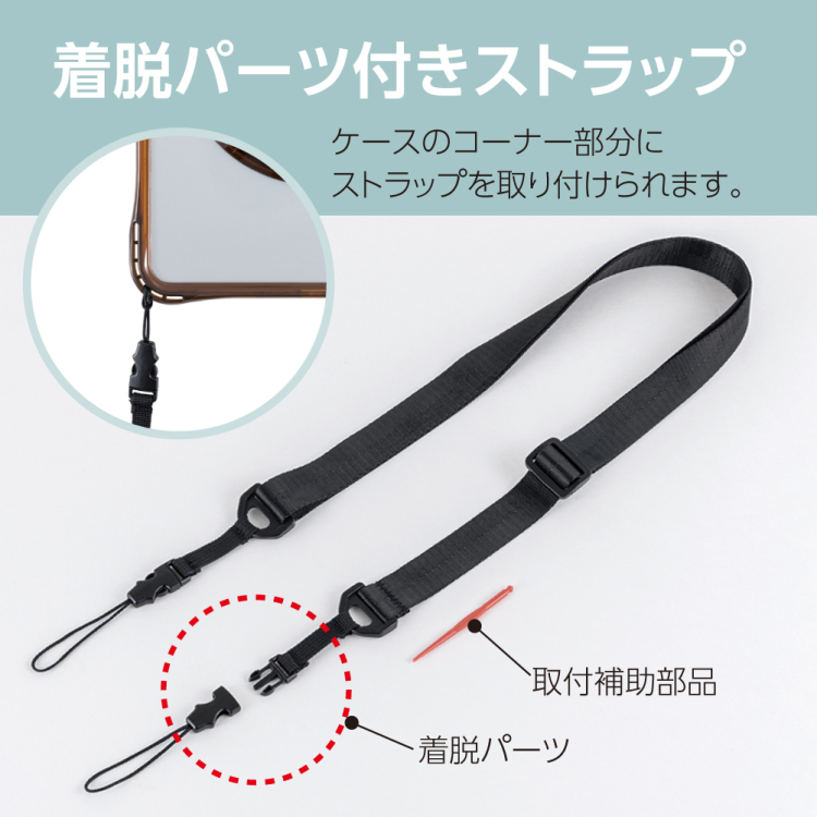 ナカバヤシ iPad用リングスタンド付き衝撃吸収ケース/ブラウン TBC-IP2502BR (tm)の商品画像6枚目