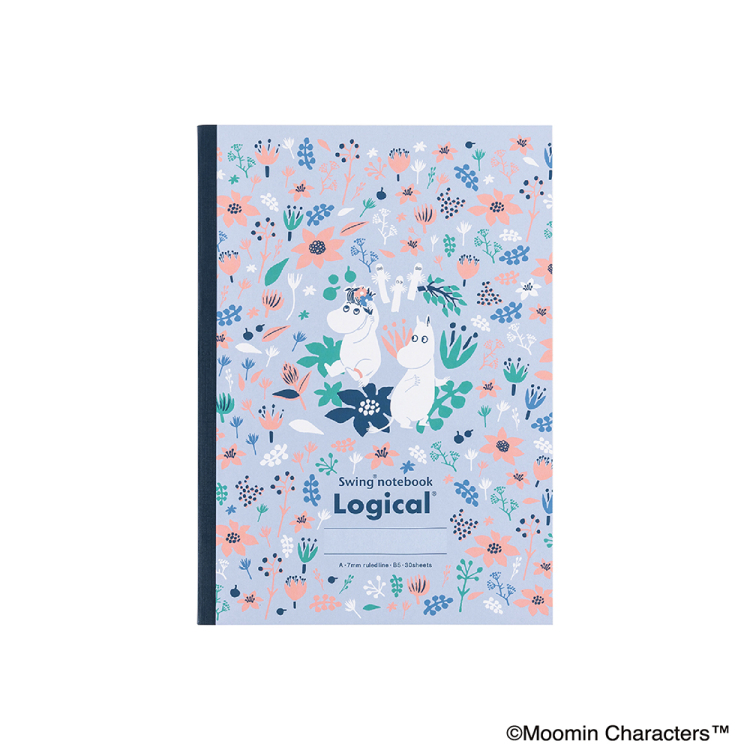 ナカバヤシ スイング・ロジカルノート セミB5 A罫 ムーミンブルームシリーズ 5冊パック NCB519A-5Pの商品画像8枚目