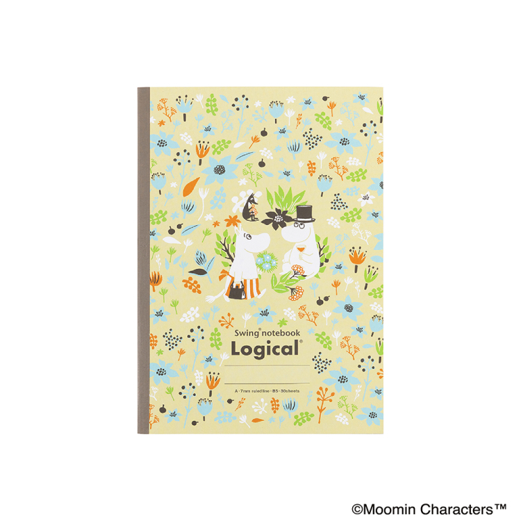 ナカバヤシ スイング・ロジカルノート セミB5 A罫 ムーミンブルームシリーズ 5冊パック NCB519A-5Pの商品画像12枚目
