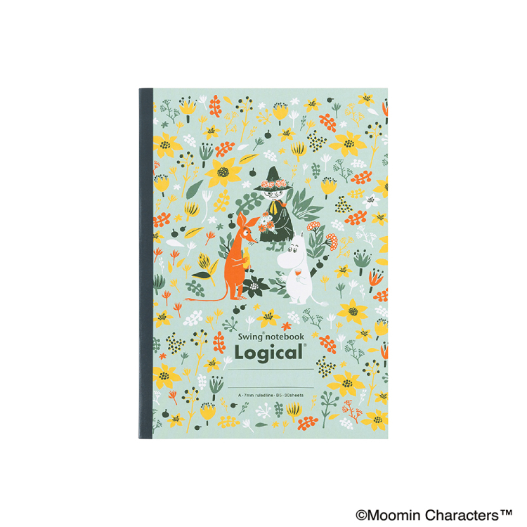 ナカバヤシ スイング・ロジカルノート セミB5 A罫 ムーミンブルームシリーズ 5冊パック NCB519A-5Pの商品画像14枚目
