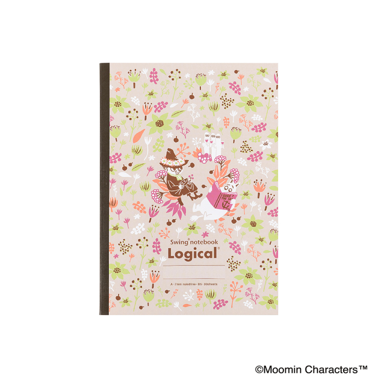 ナカバヤシ スイング・ロジカルノート セミB5 A罫 ムーミンブルームシリーズ 5冊パック NCB519A-5Pの商品画像16枚目