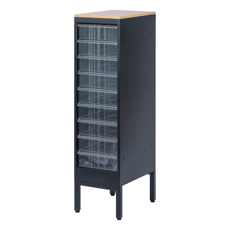 ナカバヤシ アバンテ-リネア フロアストレイジ A4 タテ型 深9段/マットブラック ATF-FCM9MBKの商品画像1枚目