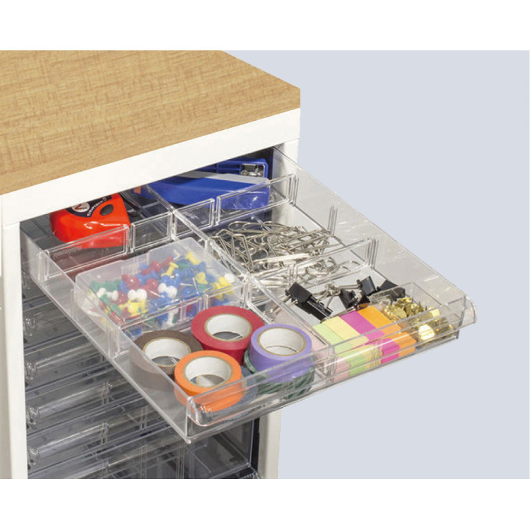 ナカバヤシ　アバンテ-リネア フロアストレイジ A4 タテ型 浅18段／マットブラック　ATF-FC18MBKの商品画像11枚目