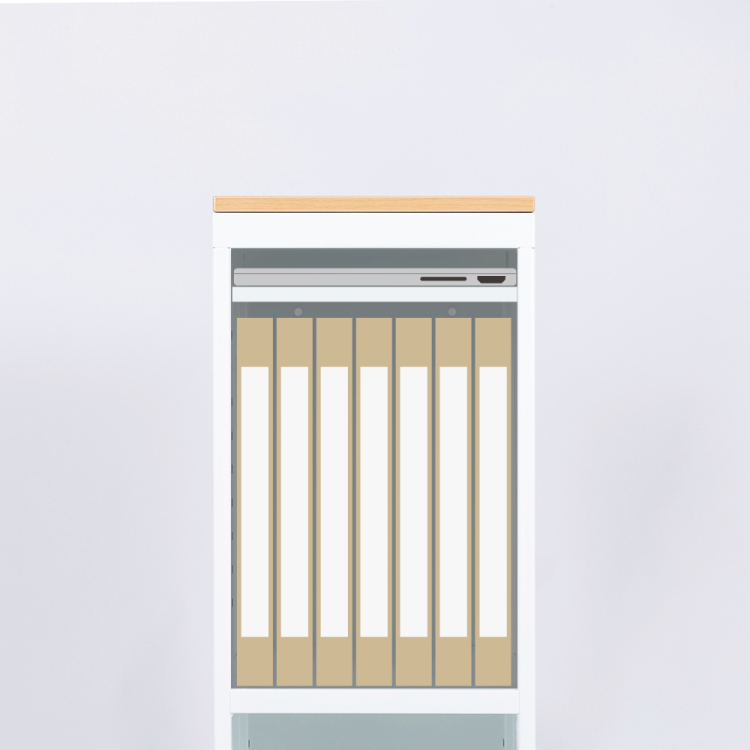 ナカバヤシ　アバンテ-リネア オープンストレイジ ワイド／マットホワイト　ATF-PTW2MWの商品画像17枚目