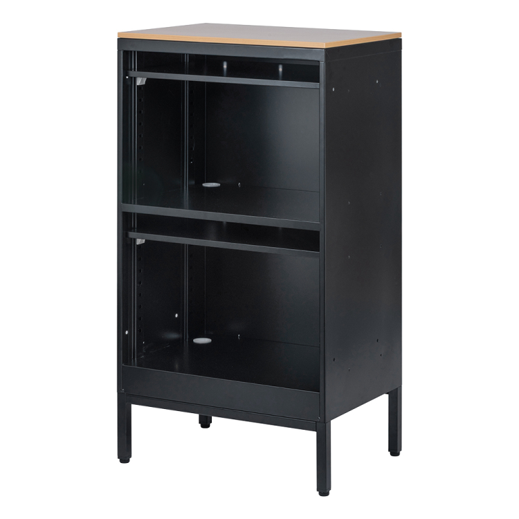 ナカバヤシ アバンテ-リネア オープンストレイジ ワイド/マットブラック ATF-PTW2MBKの商品画像1枚目