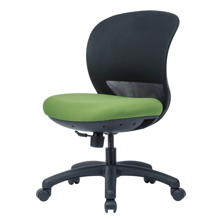 ナカバヤシ　ボリュームメッシュチェア／グリーン　RZS-301G　(tm)の商品画像1枚目