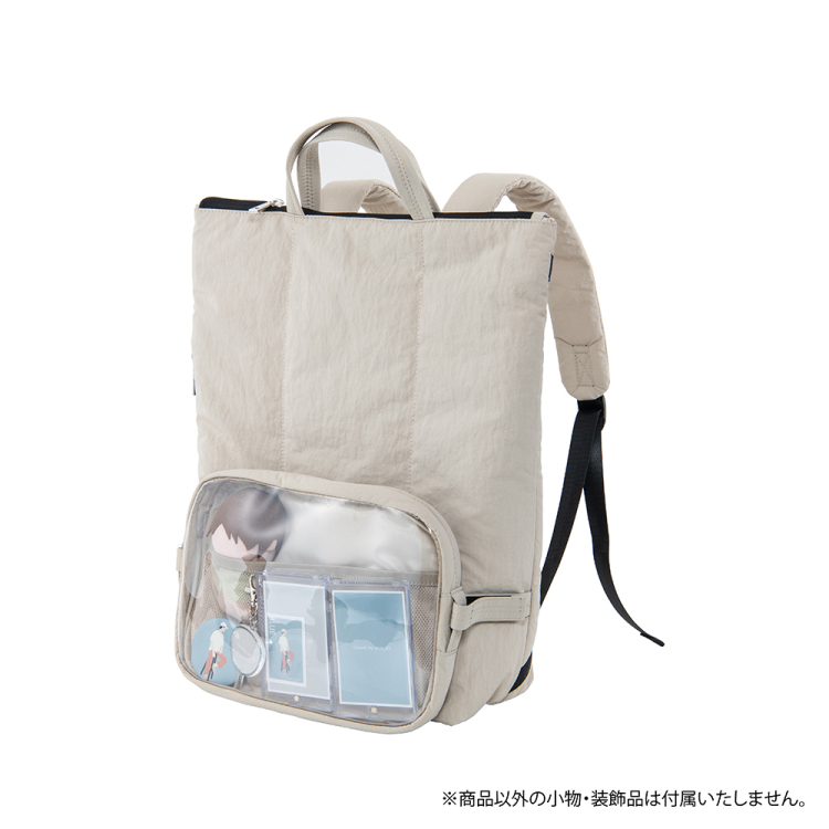 ナカバヤシ Ura-Oshiバックパック/ライトベージュ CB-289LBG (tm)の商品画像4枚目