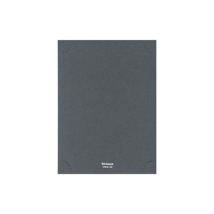 ナカバヤシ　ライト写真台紙／２Ｌ判／タテ／ストーングレー　LPM-2L-102-Nの商品画像2枚目