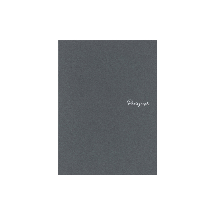 ナカバヤシ　ライト写真台紙／２Ｌ判／タテ／ストーングレー　LPM-2L-102-Nの商品画像1枚目