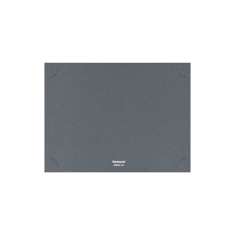 ナカバヤシ　ライト写真台紙／２Ｌ判／ヨコ／ストーングレー　LPM-2L-101-Nの商品画像2枚目