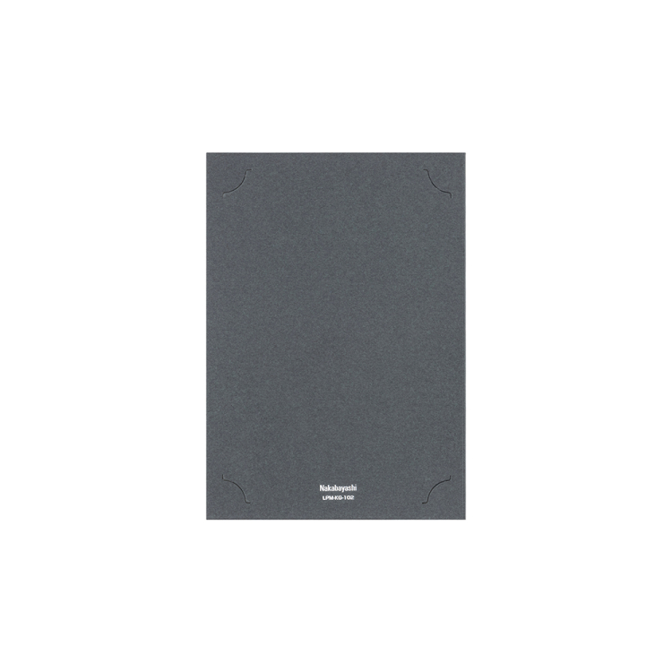 ナカバヤシ　ライト写真台紙／ＫＧ判／タテ／ストーングレー　LPM-KG-102-Nの商品画像2枚目