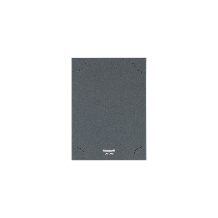 ナカバヤシ　ライト写真台紙／Ｌ判／タテ／ストーングレー　LPM-L-102-Nの商品画像2枚目