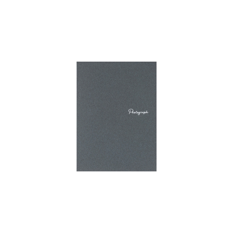 ナカバヤシ　ライト写真台紙／Ｌ判／タテ／ストーングレー　LPM-L-102-Nの商品画像1枚目