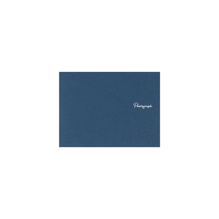 ナカバヤシ　ライト写真台紙／Ｌ判／ヨコ／ネイビーブルー　LPM-L-101-Bの商品画像1枚目