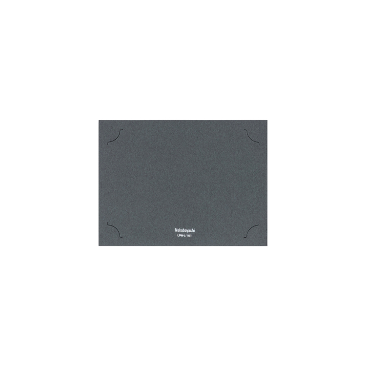 ナカバヤシ　ライト写真台紙／Ｌ判／ヨコ／ストーングレー　LPM-L-101-Nの商品画像2枚目