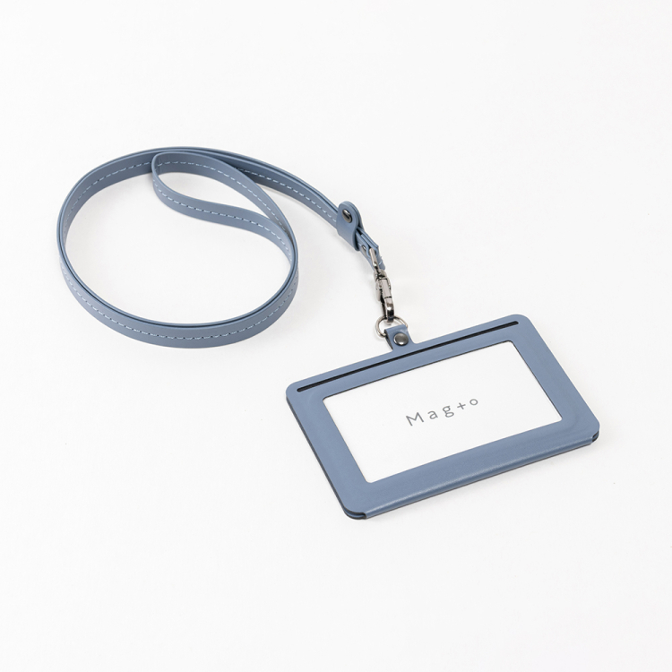 ナカバヤシ Mag+o(マグト)/マグネットIDカードホルダー/ヨコ型/ミストブルー MGT-ID-01-B (tm)の商品画像4枚目