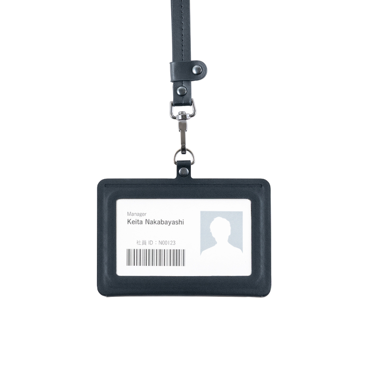 ナカバヤシ Mag+o(マグト)/マグネットIDカードホルダー/ヨコ型/ジェットブラック MGT-ID-01-D (tm)の商品画像3枚目