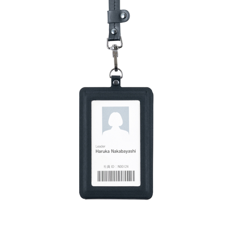 ナカバヤシ Mag+o(マグト)/マグネットIDカードホルダー/タテ型/ジェットブラック MGT-ID-02-D (tm)の商品画像3枚目