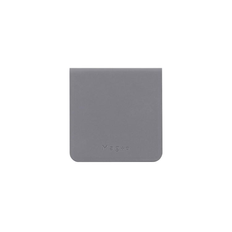 ナカバヤシ　Mag＋o（マグト）/マグネット付箋ホルダー/スクエア/ストーングレー　MGT-FHSQ-01-N　(tm)の商品画像1枚目